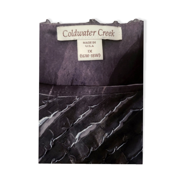 Coldwater Creek 1X (14W-16W) Dressy Tank Top - Picture 3 of 5